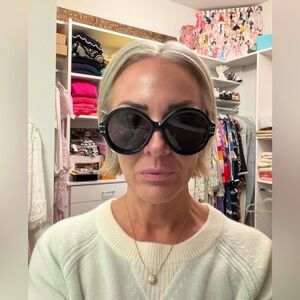 Dior Black Oversized Sunglasses